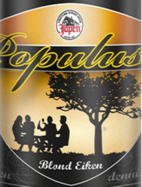 Populus blond eiken by Jopen logo